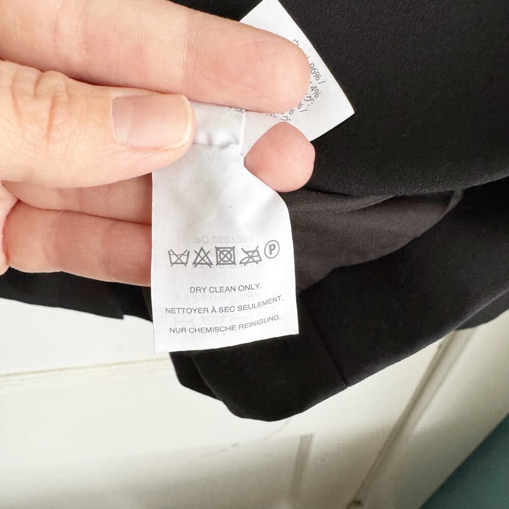 J. Crew Classic Bi Stretch Wool Blazer Single Breasted Button Academia 6 Black - Picture 10 of 13